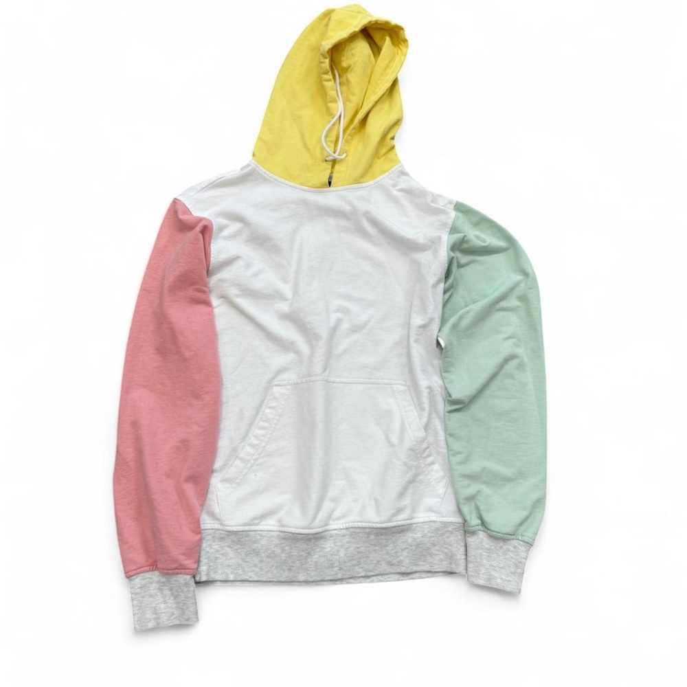 Original Use Yellow and White Hoodie